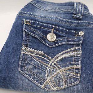 Wallflower Jeans Size 3 Embellished Flap Pocket Bling